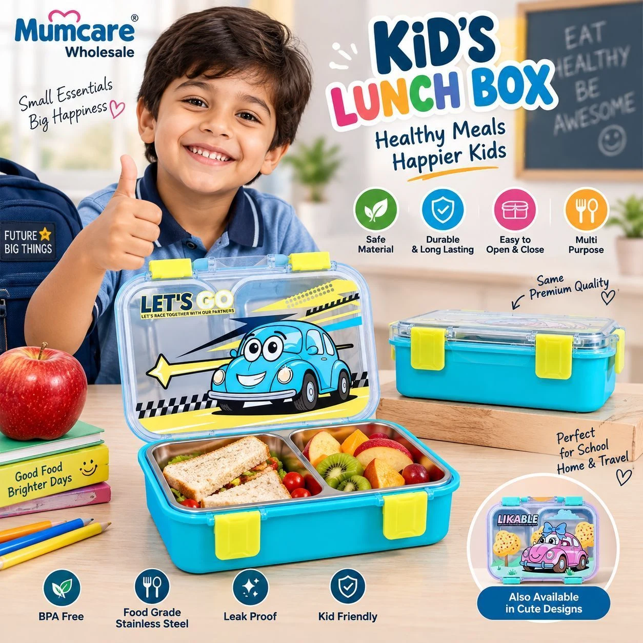 Racing steel Lunch box 2
