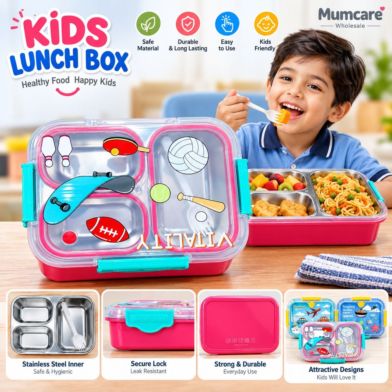 Vitality steel Lunch box 2