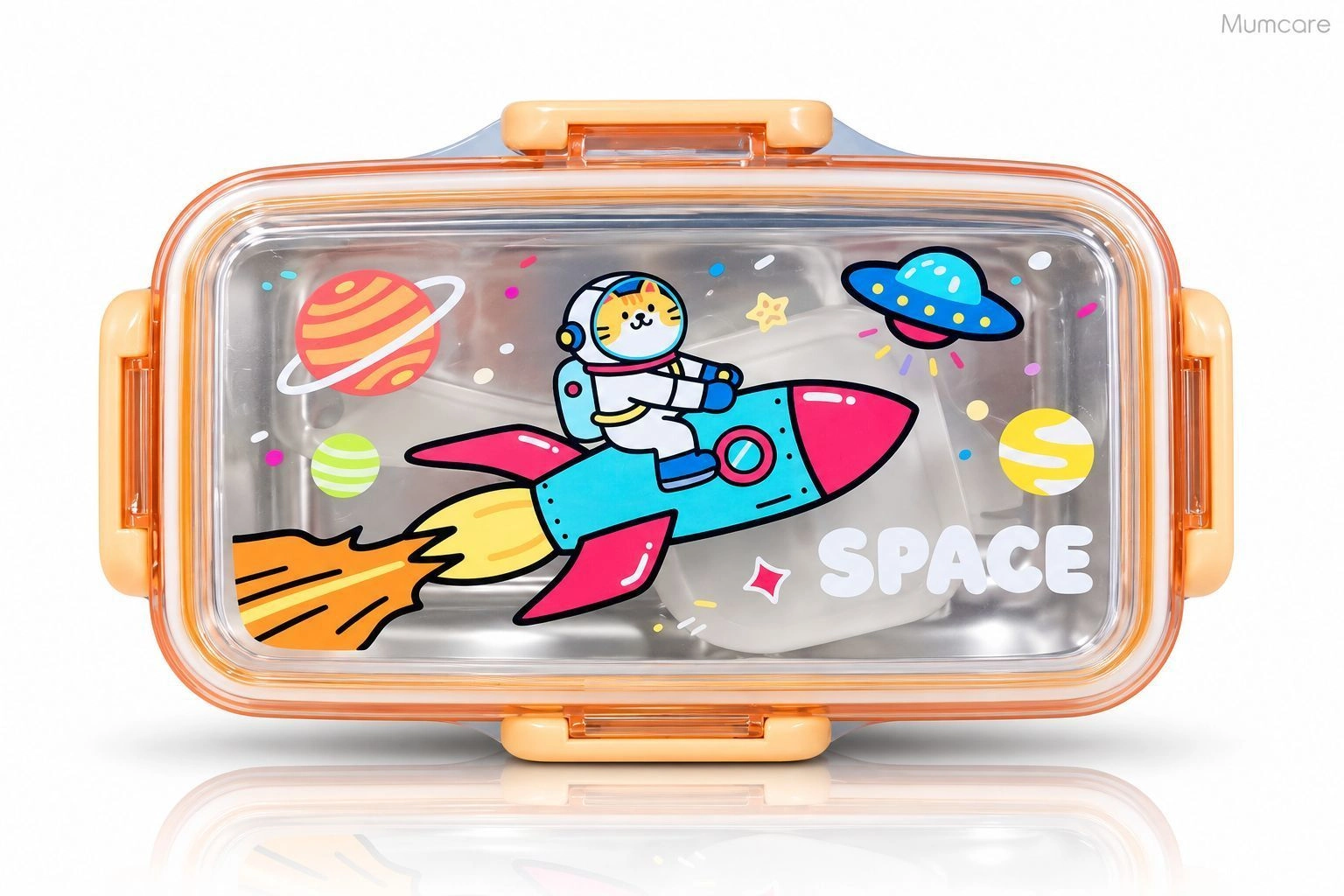 The space steel Lunch box