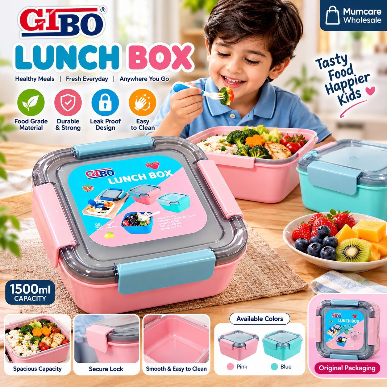 GIBO plastic lunch box 2