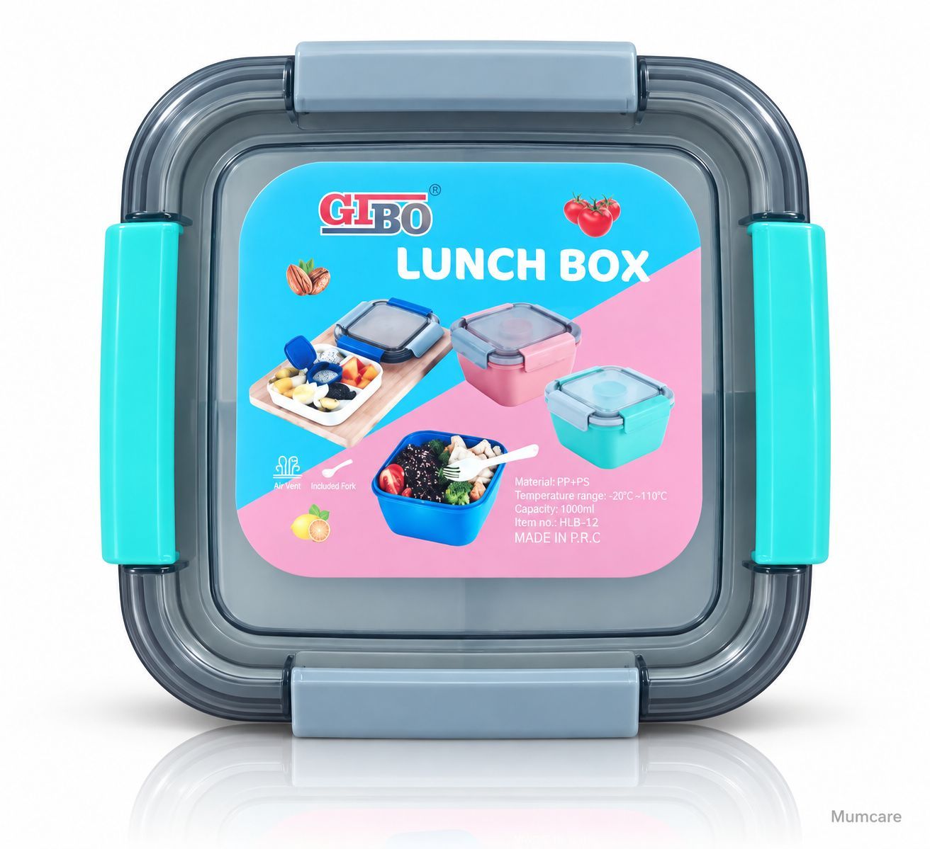 GIBO plastic lunch box 1