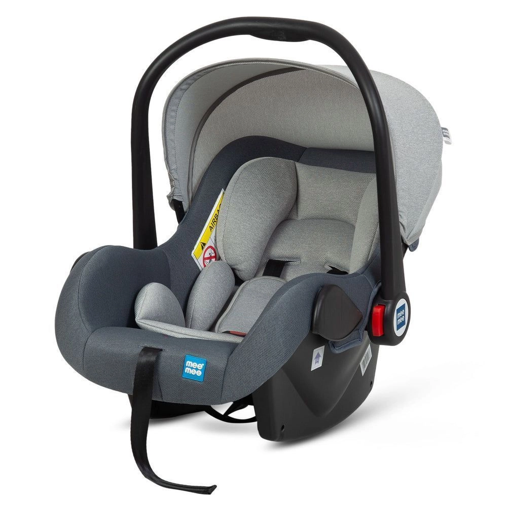 Mee Mee 4-in-1 Baby Carry Car Seat – Grey | Carry Cot, Rocker, Feeding Seat & Car Seat 1