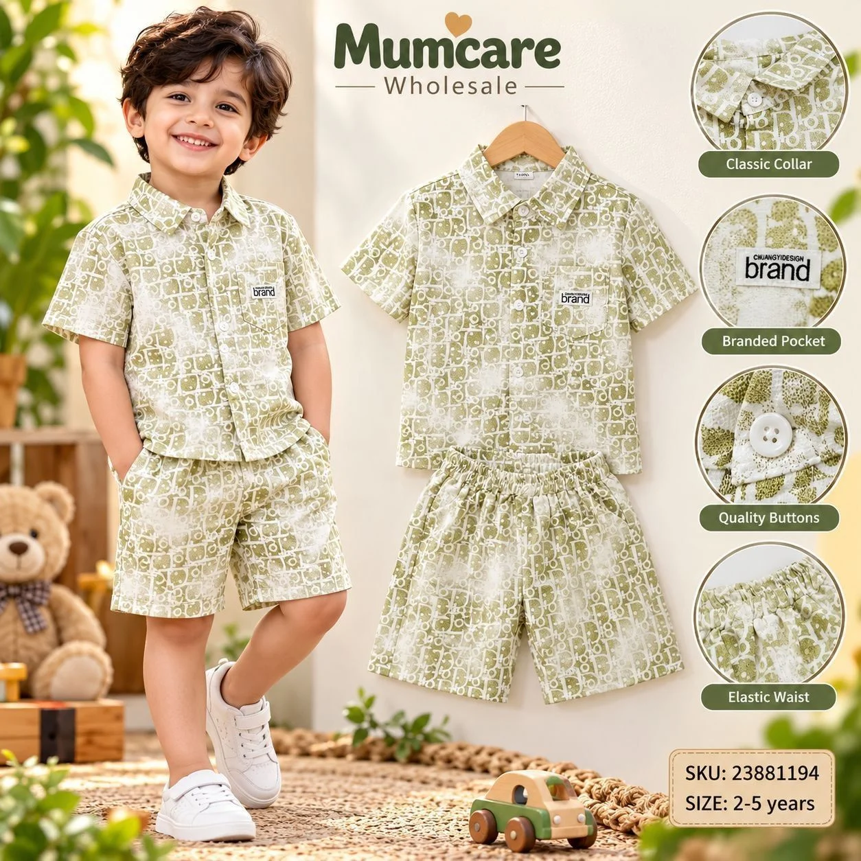Classic boys clothes (2-5y)