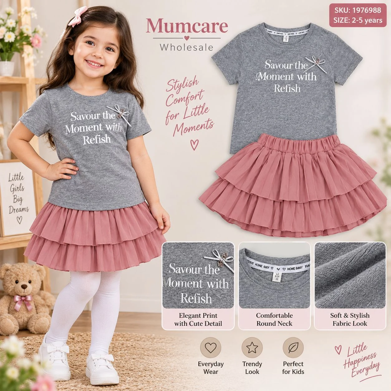 Sweet & fency pair for girl's (2-5y)