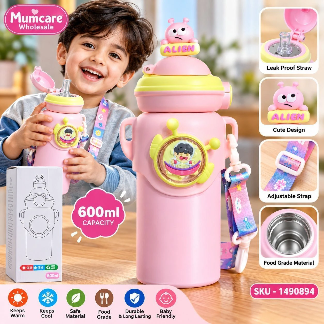 Stainless steel waterbottle 2
