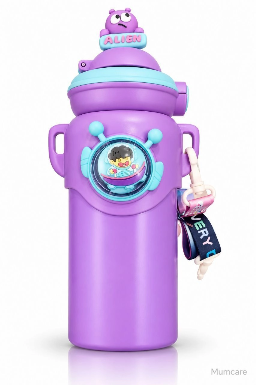 Alien steel waterbottle for kids 1