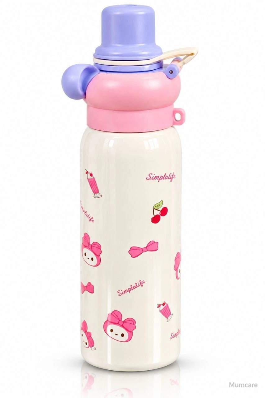 Kids water bottle steel 1