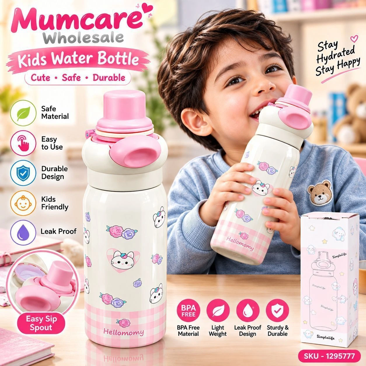 Citty steel waterbottle for kids 2