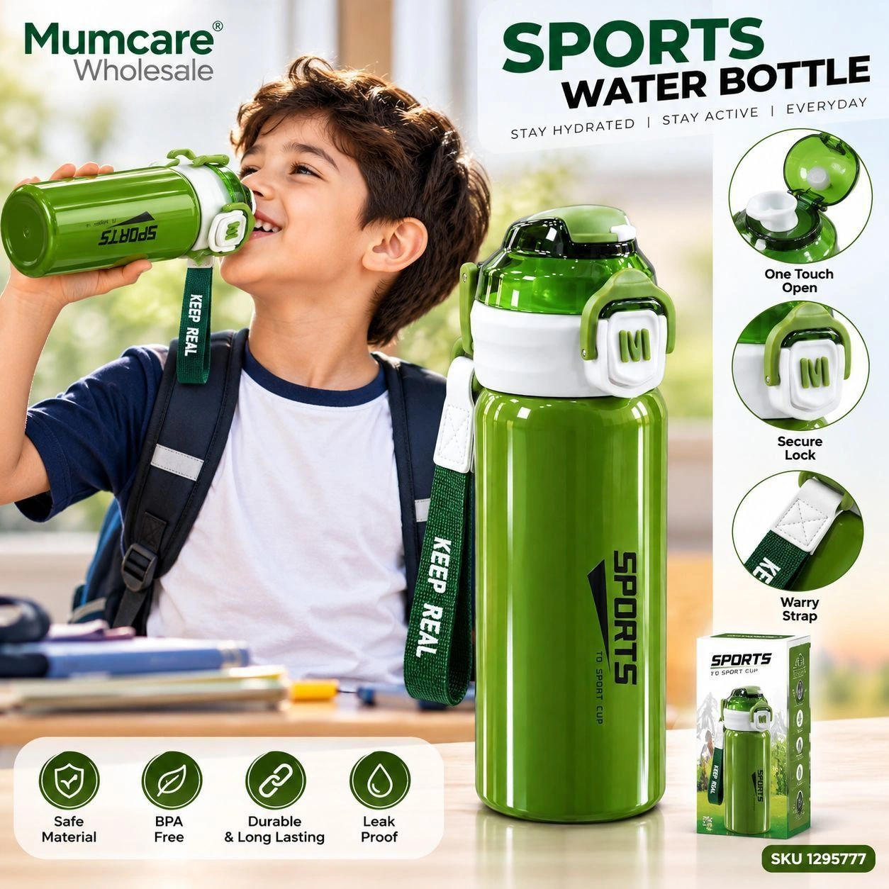 sports steel waterbottle 2
