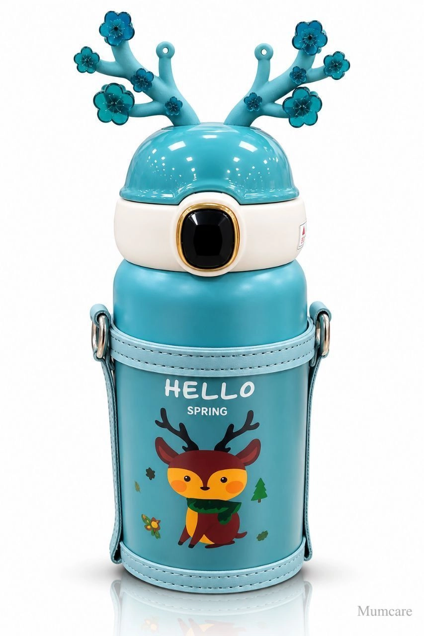 Cute Hello spring steel waterbottle 1