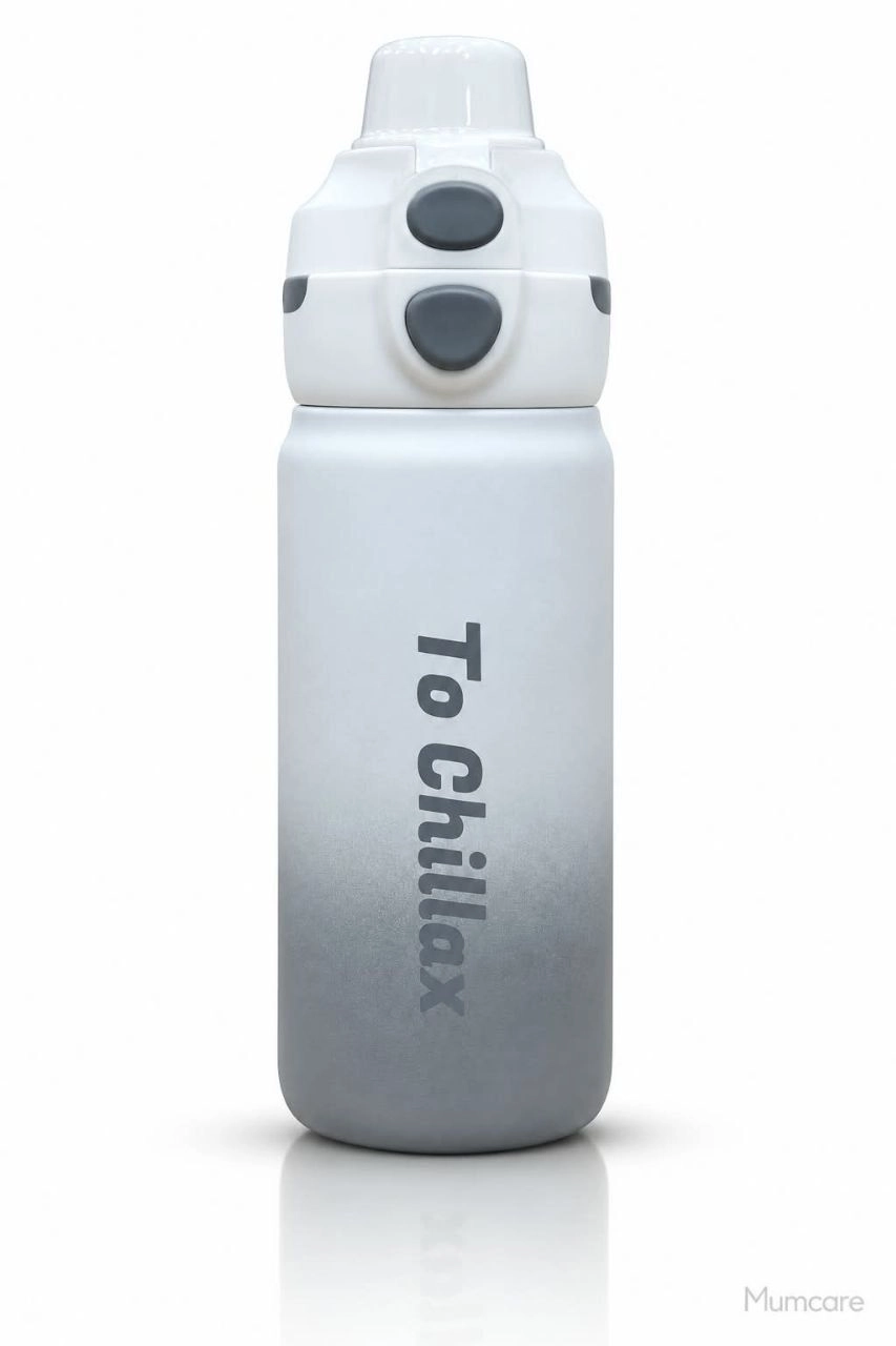 Chillax water bottle steel 1