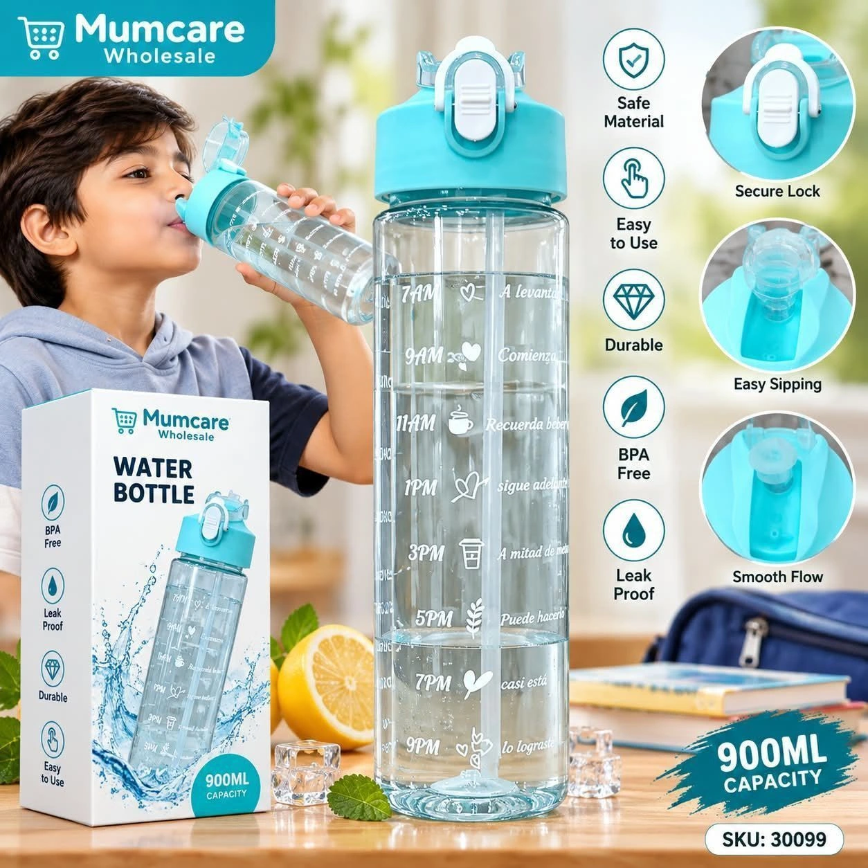 Plastic motivation bottle 2