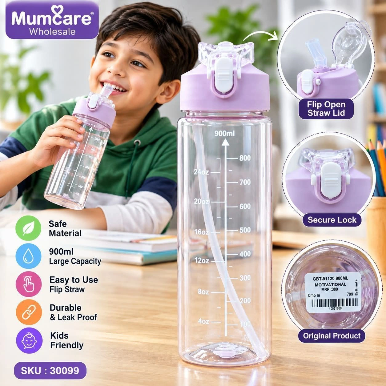 Plastic motivation bottle 2