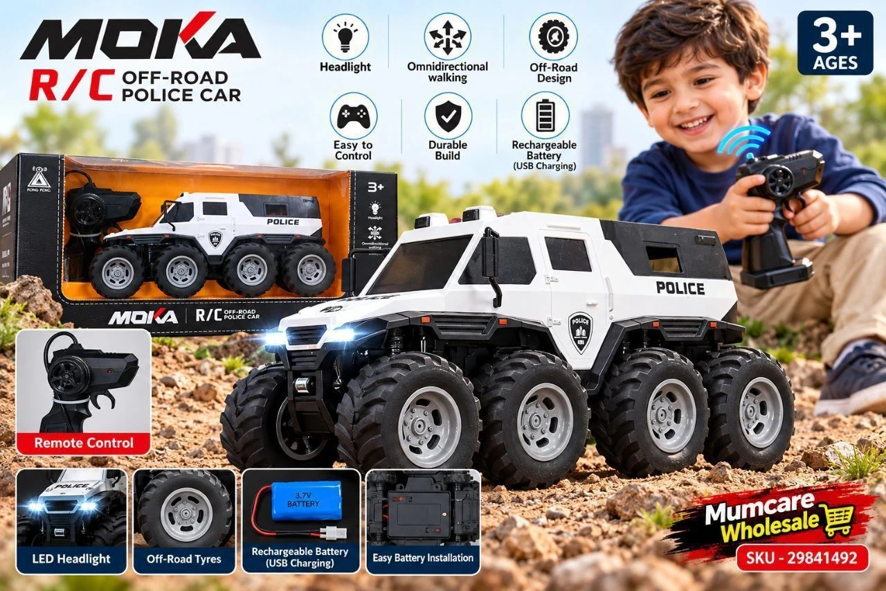 Off roading police car