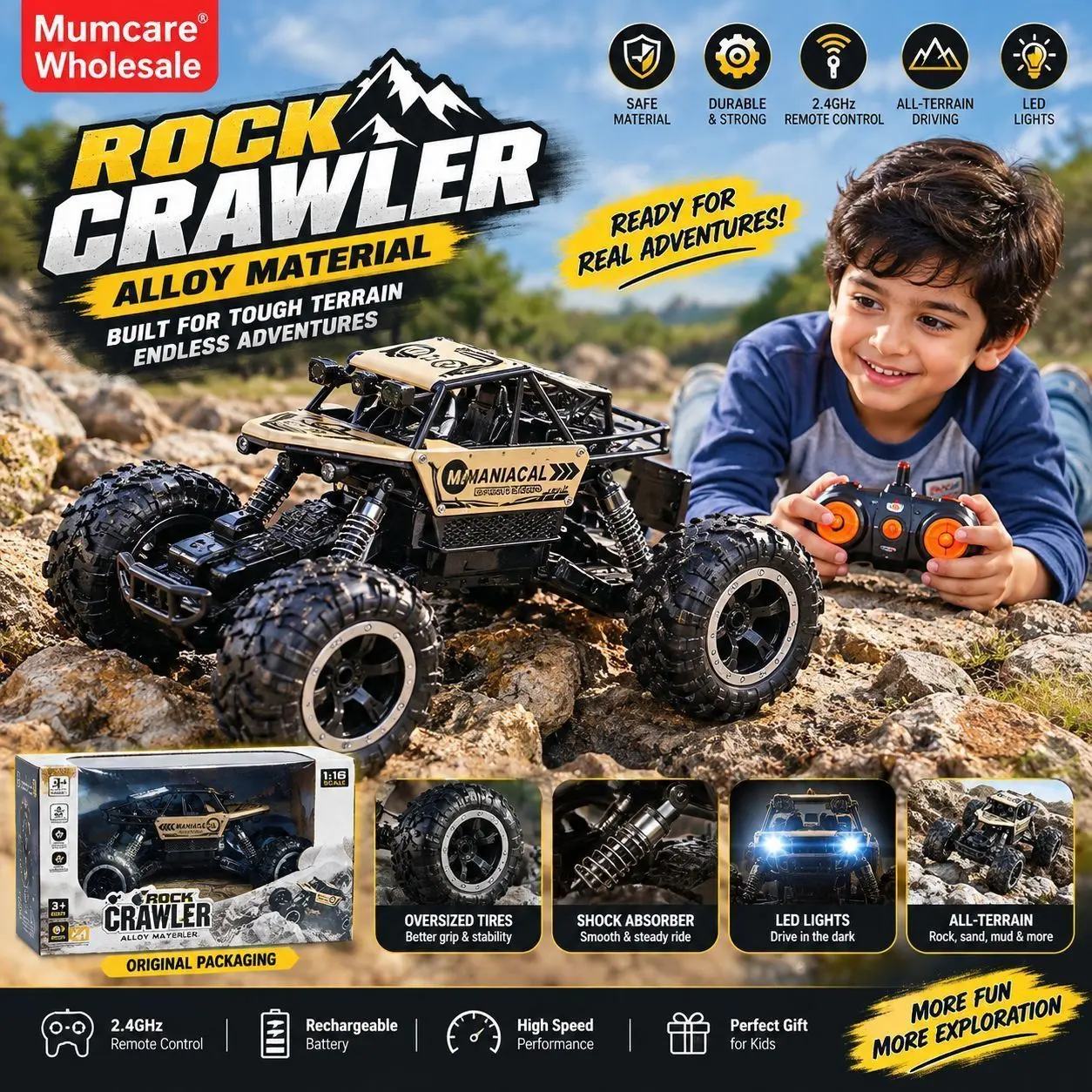 Off roading car