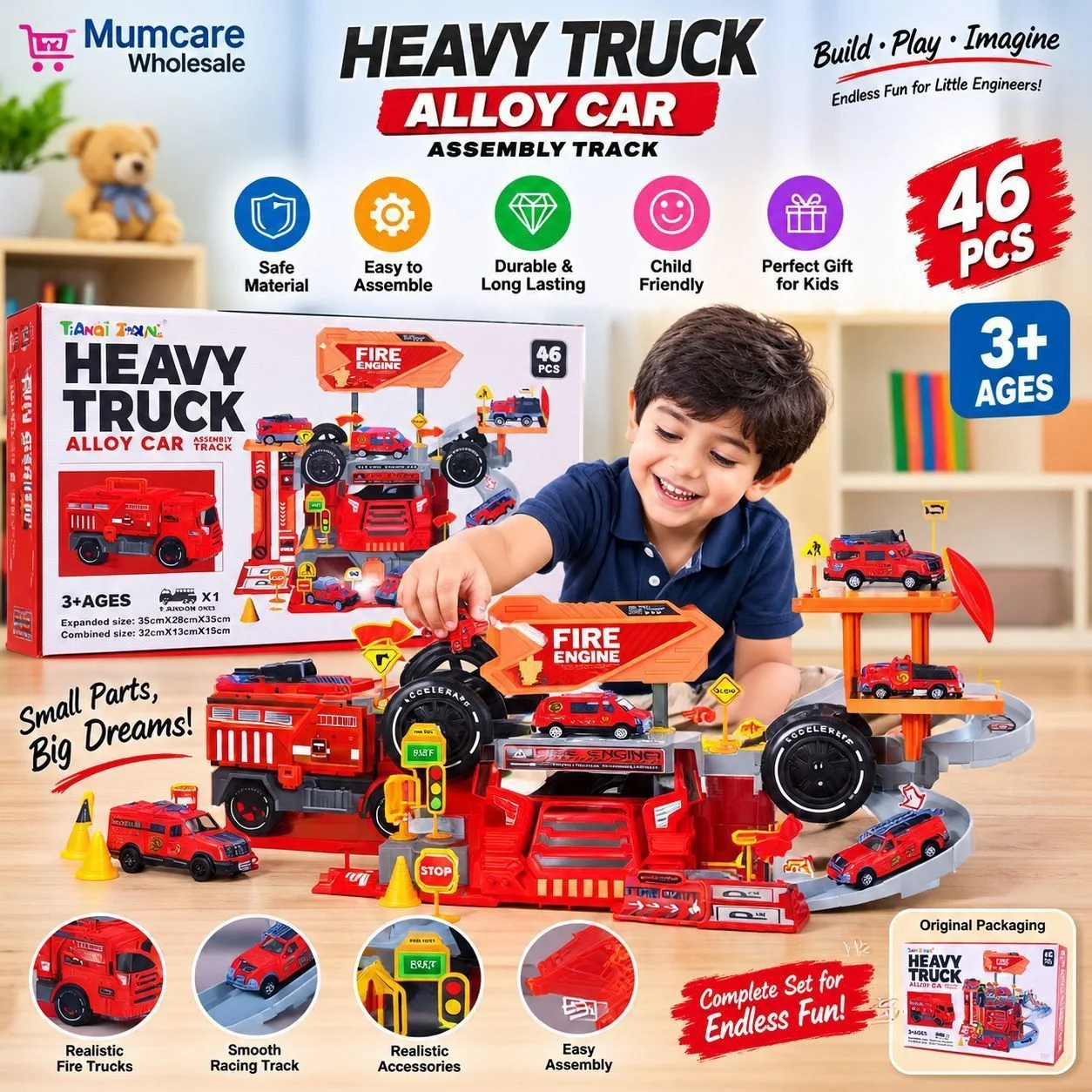Heavy trucks 46 piece