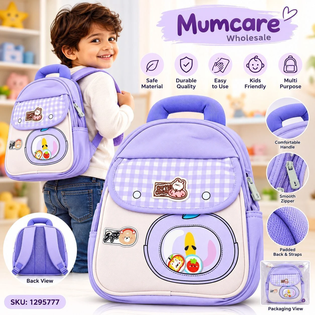 Kid's cutie backpack 2