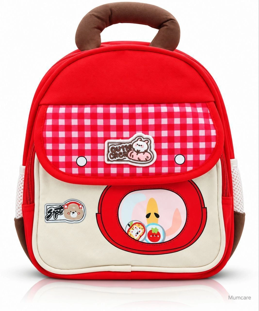 Red cherry cute kid's backpack 1