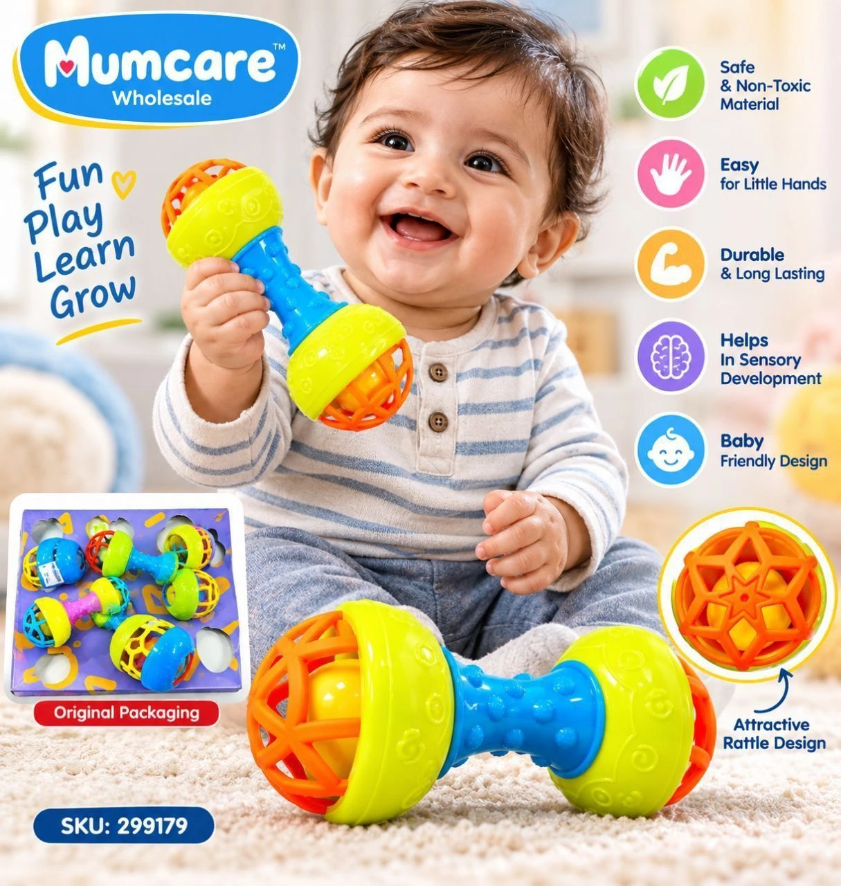 Rattle toys for kids 2