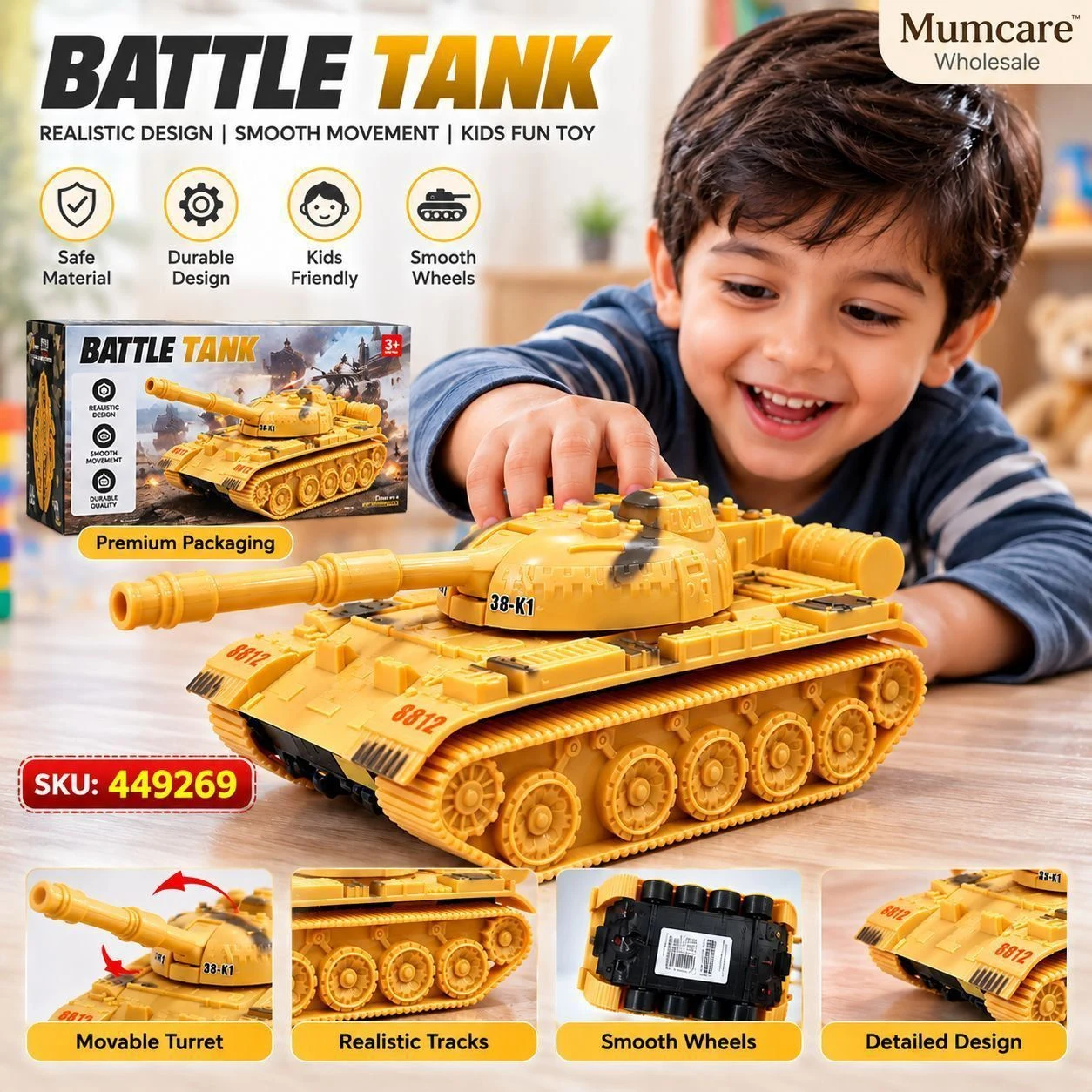 Mini toy tank 2