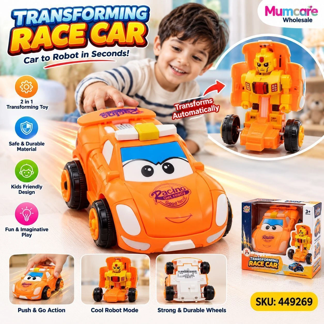Mini fast toy car for kids 2