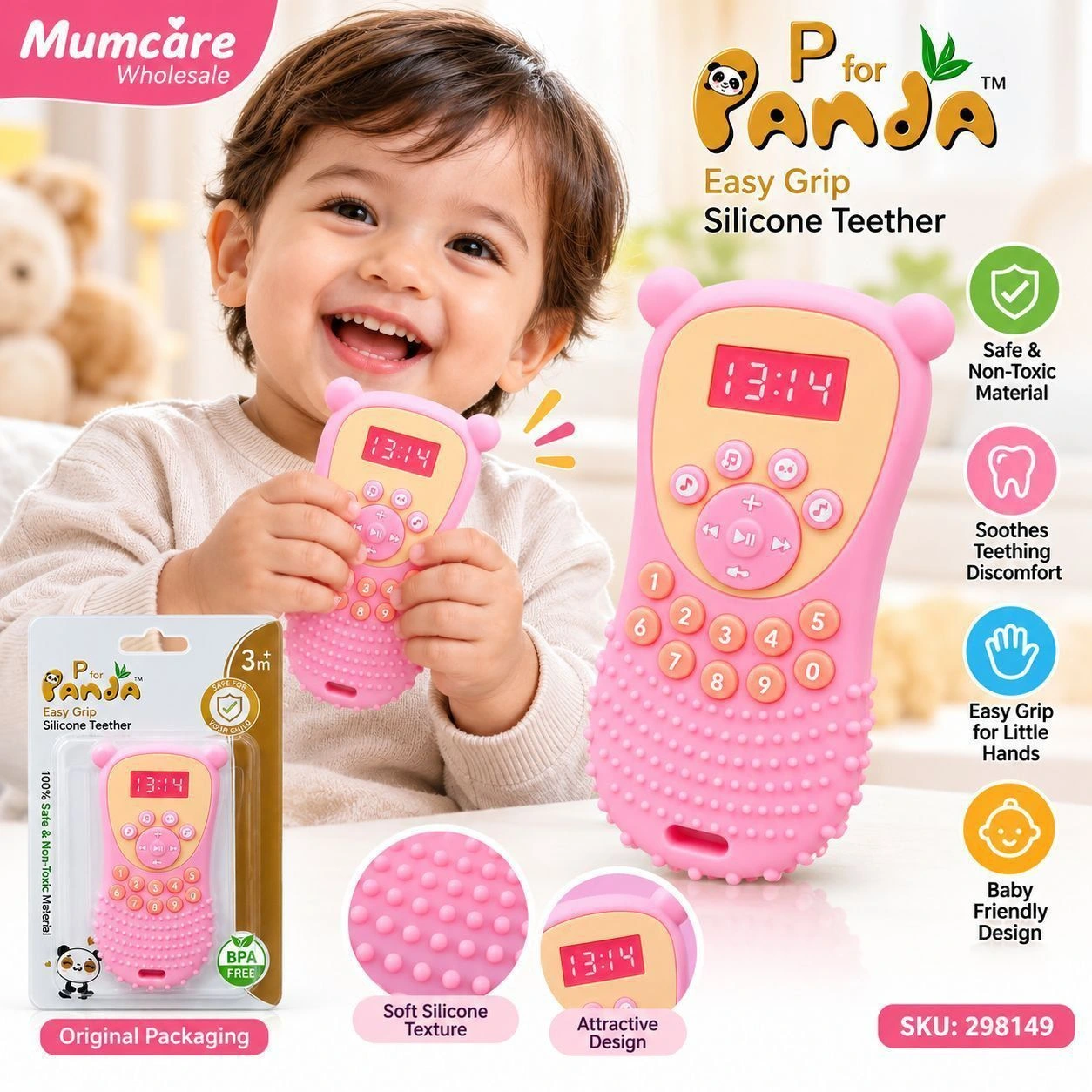 Baby phone style teether 2
