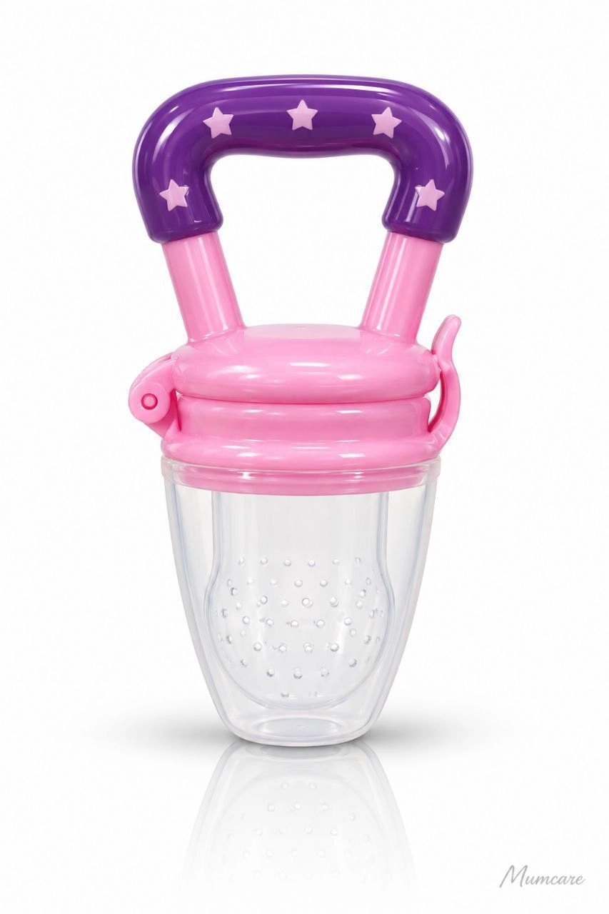 Baby fruit feeder pink 1