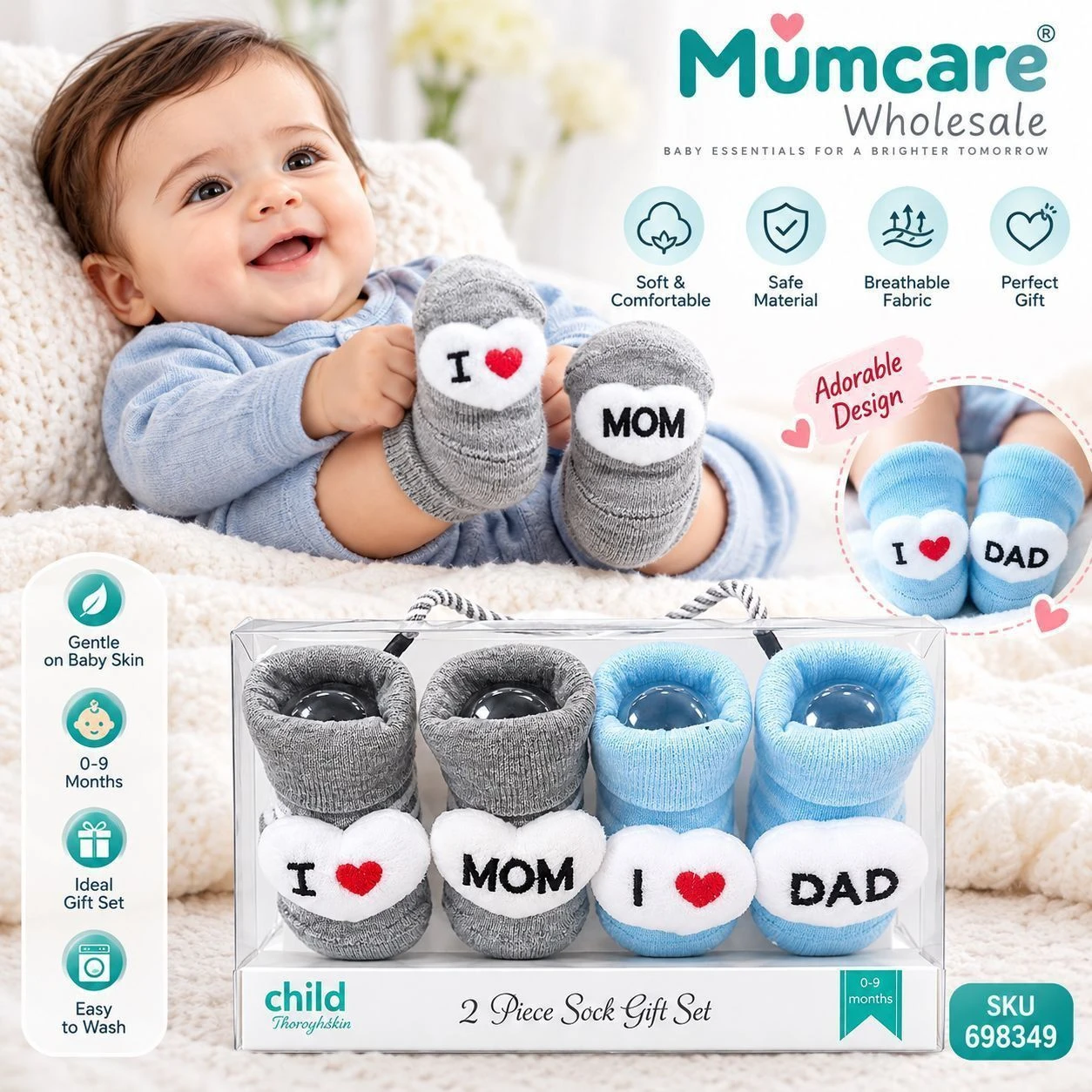 2 piece socks gift set 2