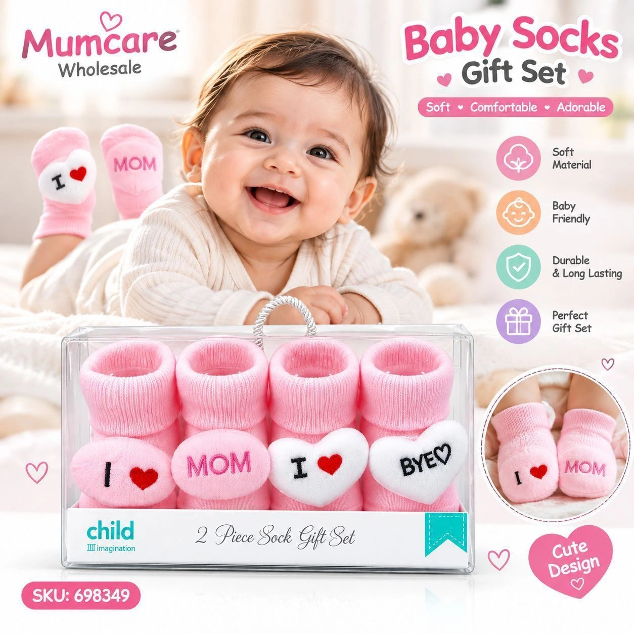 2 piece socks gift set 2