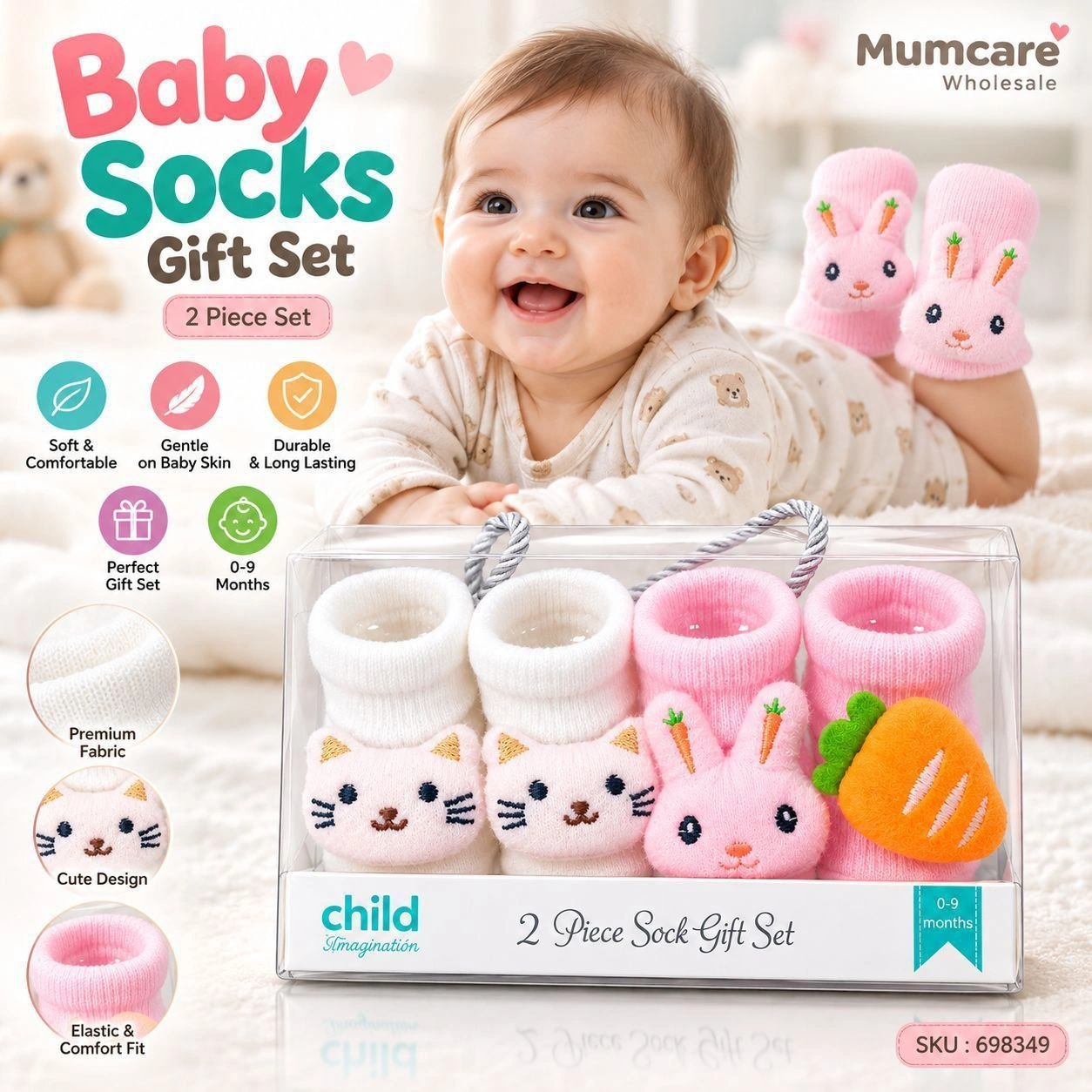 2 piece socks gift set 2
