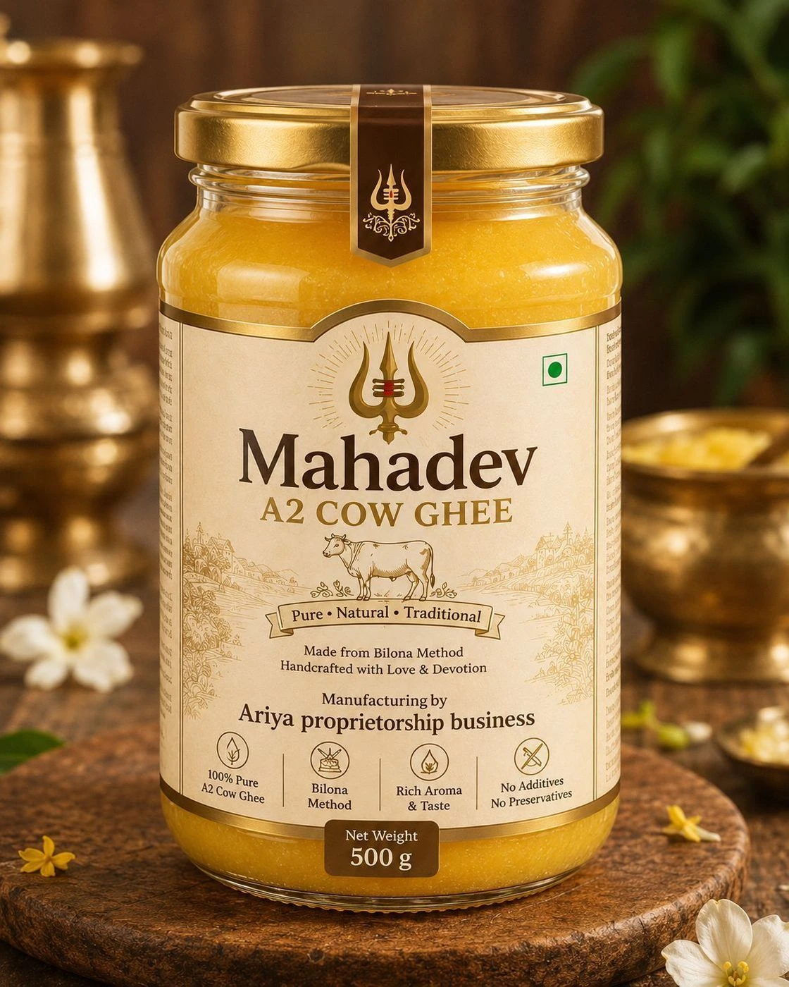 MAHADEV A2 ghee 500 ml
