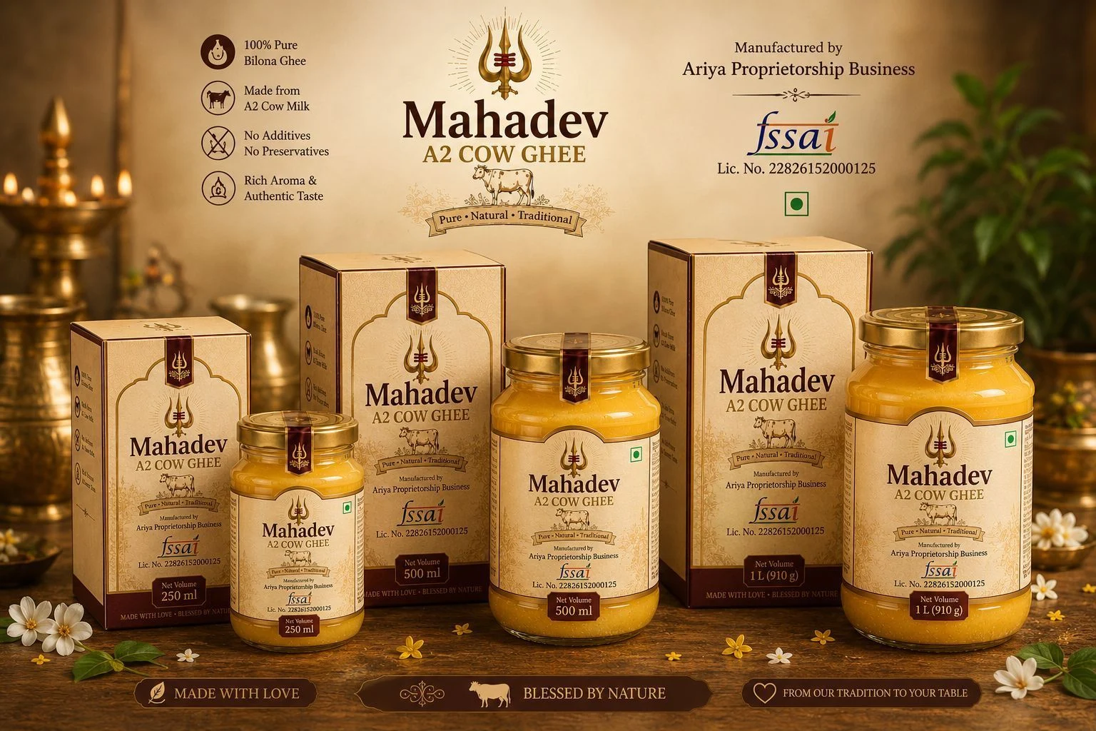 MAHADEV A2 ghee 500 ml 4
