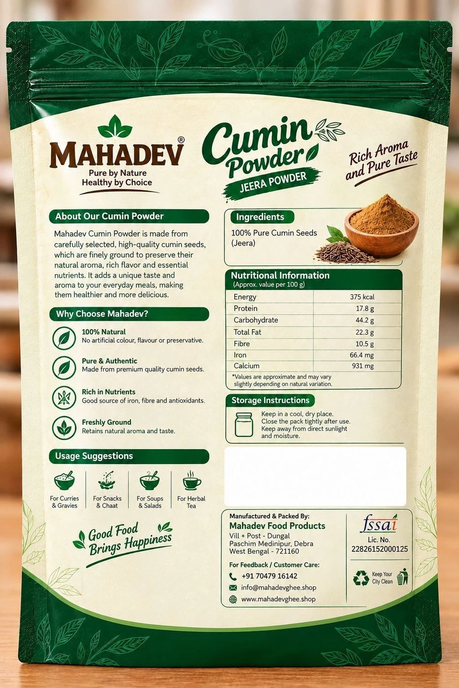 Mahadev Pure Cumin Powder 2