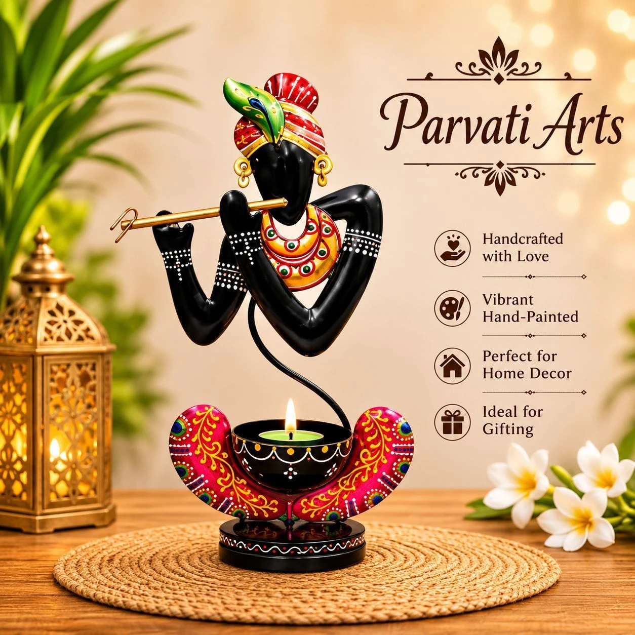 Krishna T-lite decor