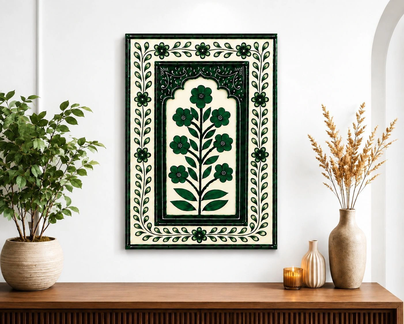Wood wall frame 1