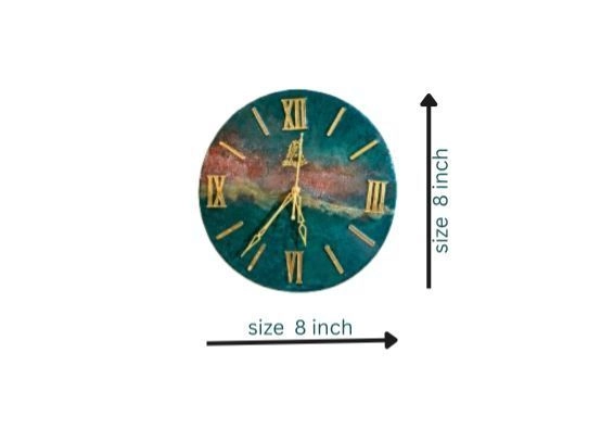 Resin wall clock 2