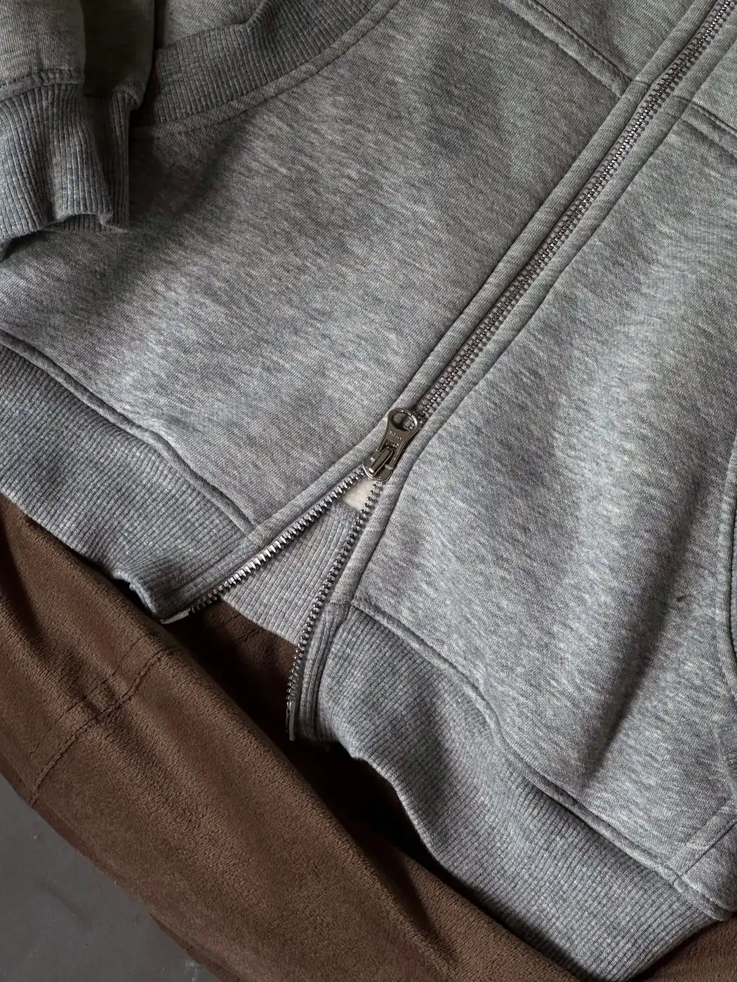 Northline Dual Hood Grey Hoodie 3