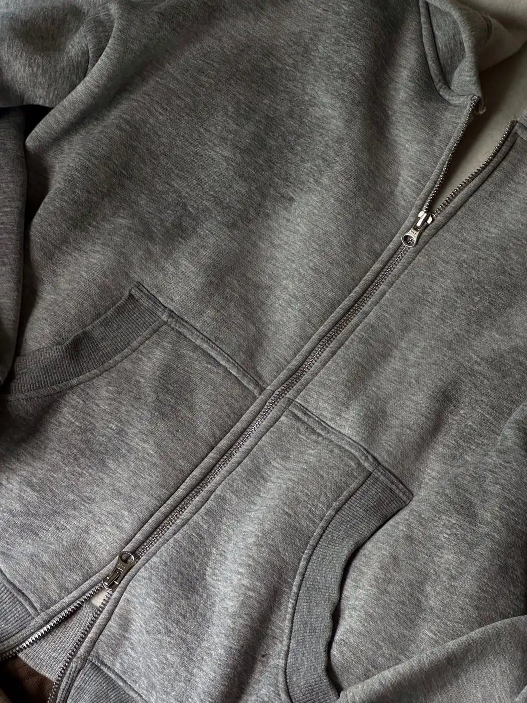 Northline Dual Hood Grey Hoodie 5