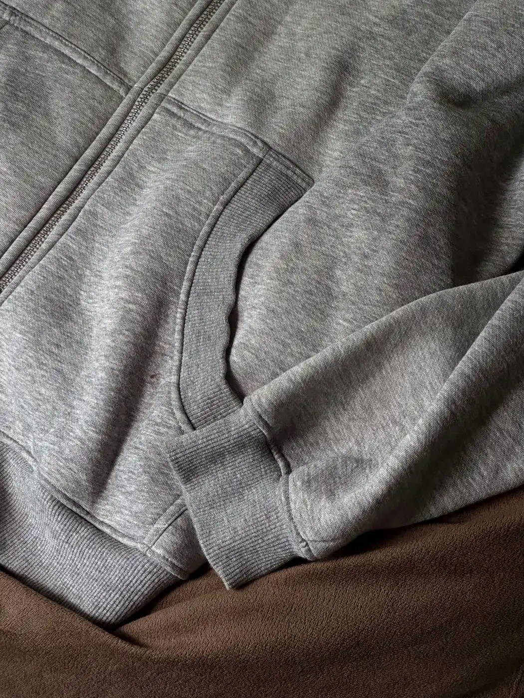 Northline Dual Hood Grey Hoodie 6