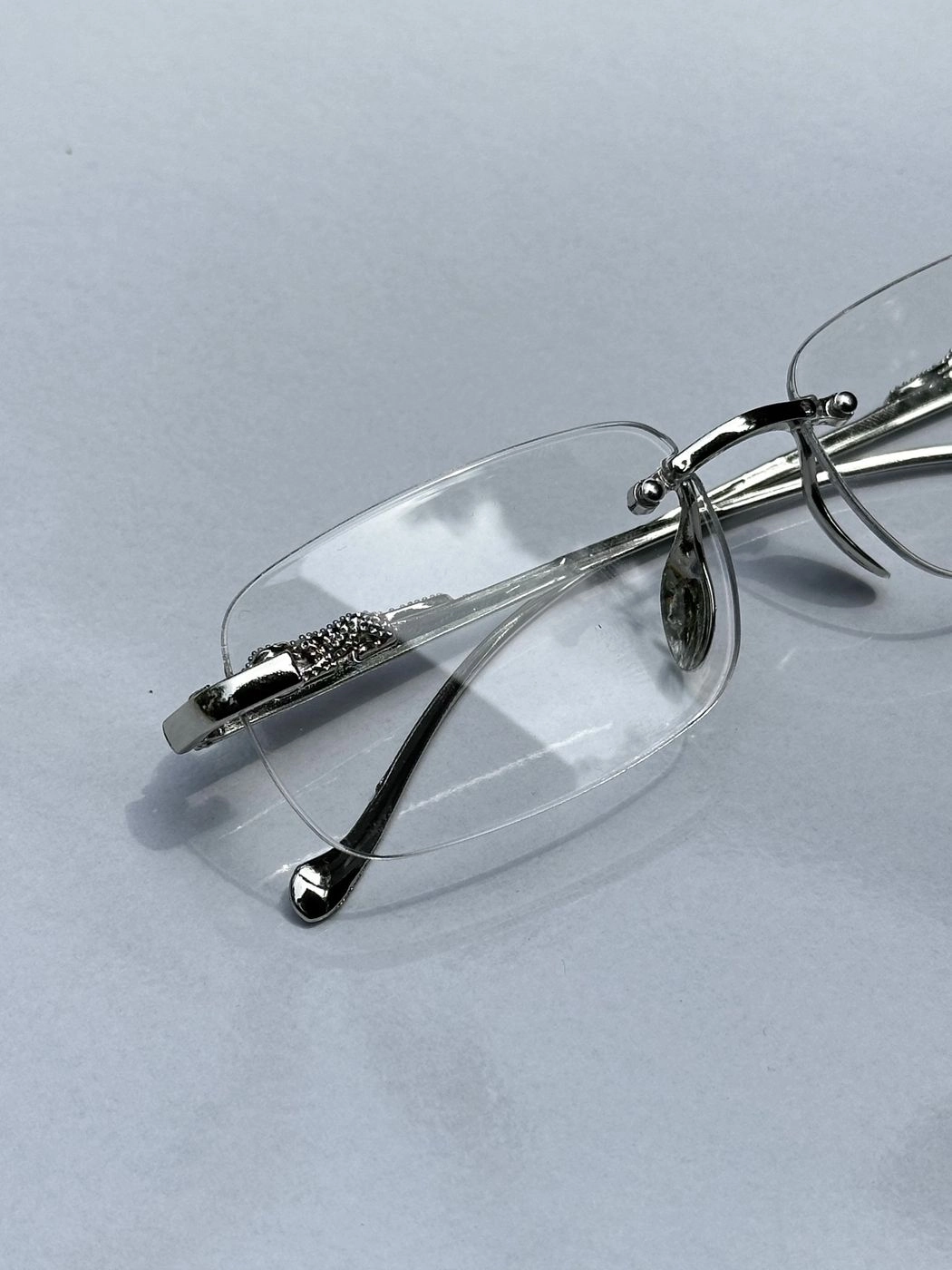 Chrome Rimless Glass 3