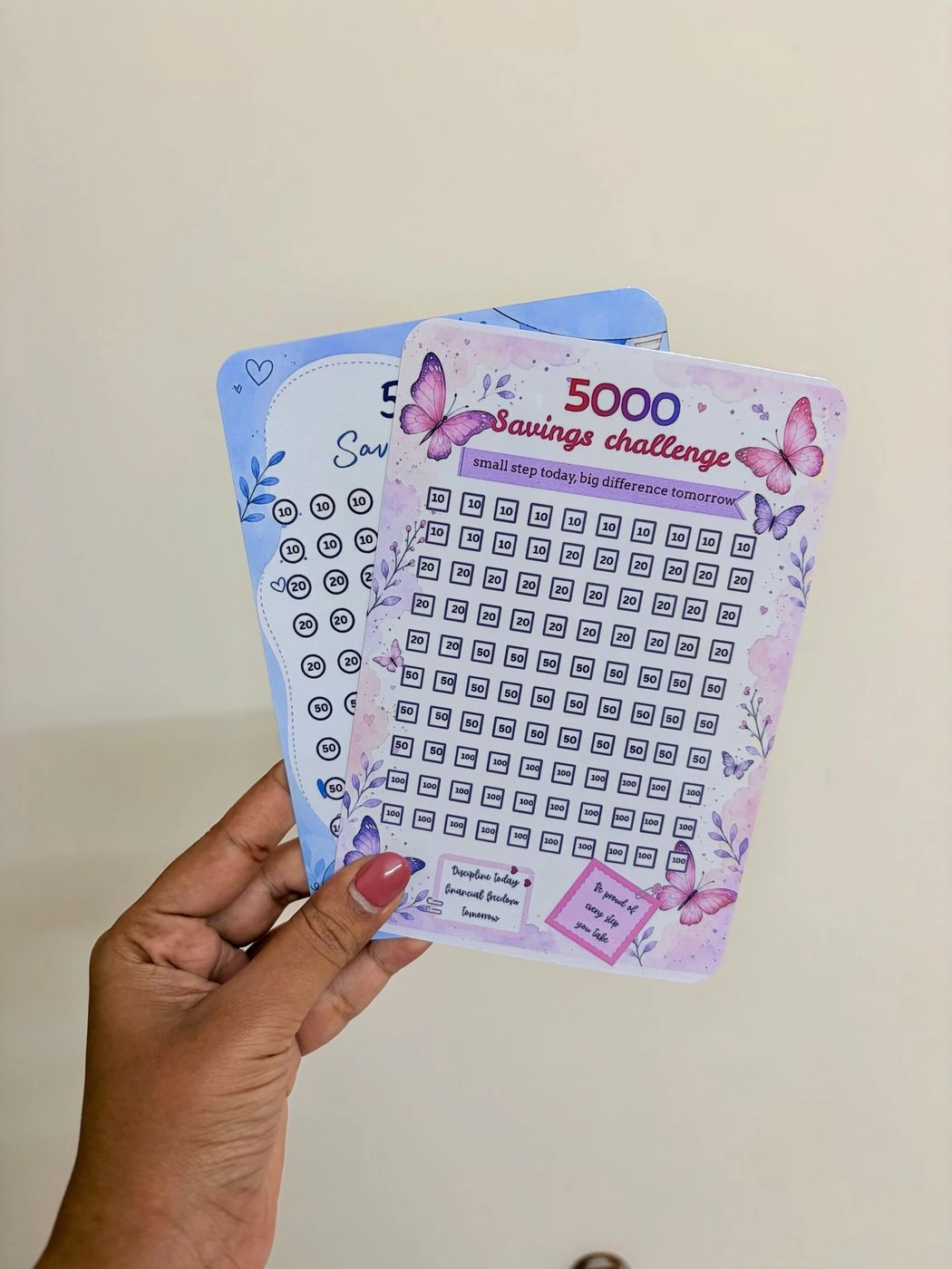 Customised Saving Card(any one)