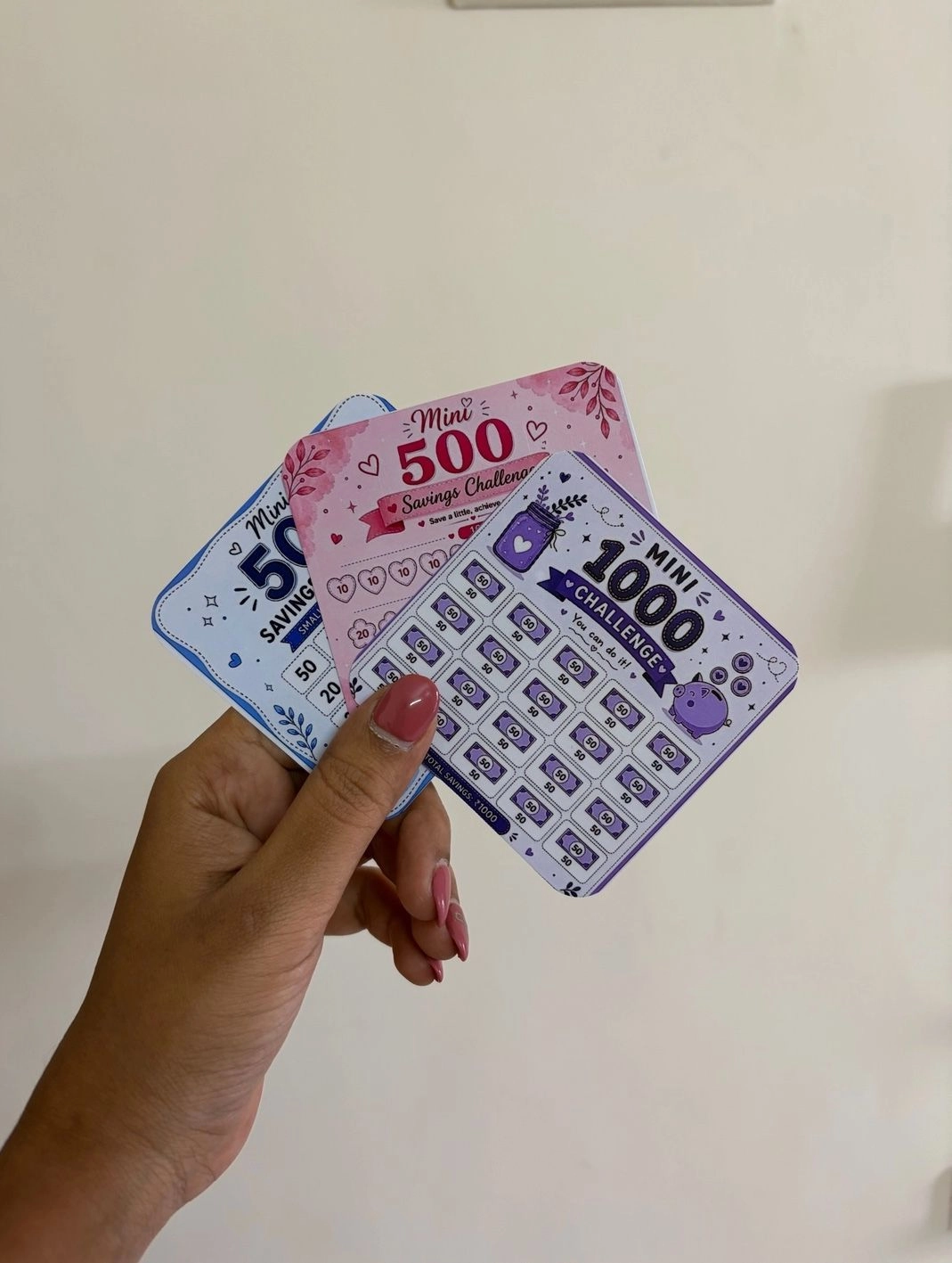 Cute Mini Saving planners