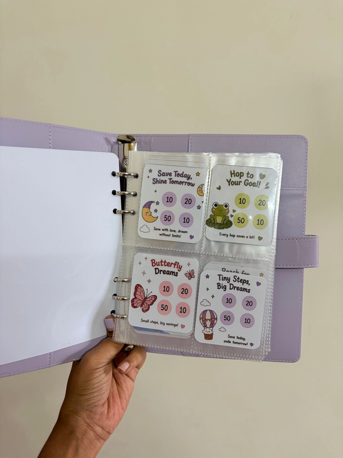 Customised 100 envelope binder(with cards)