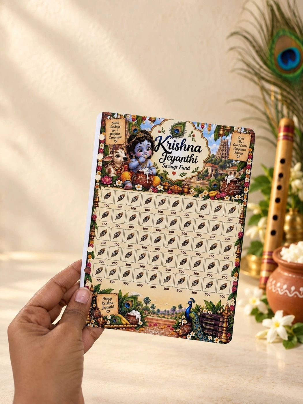 A5 card( Festival theme)