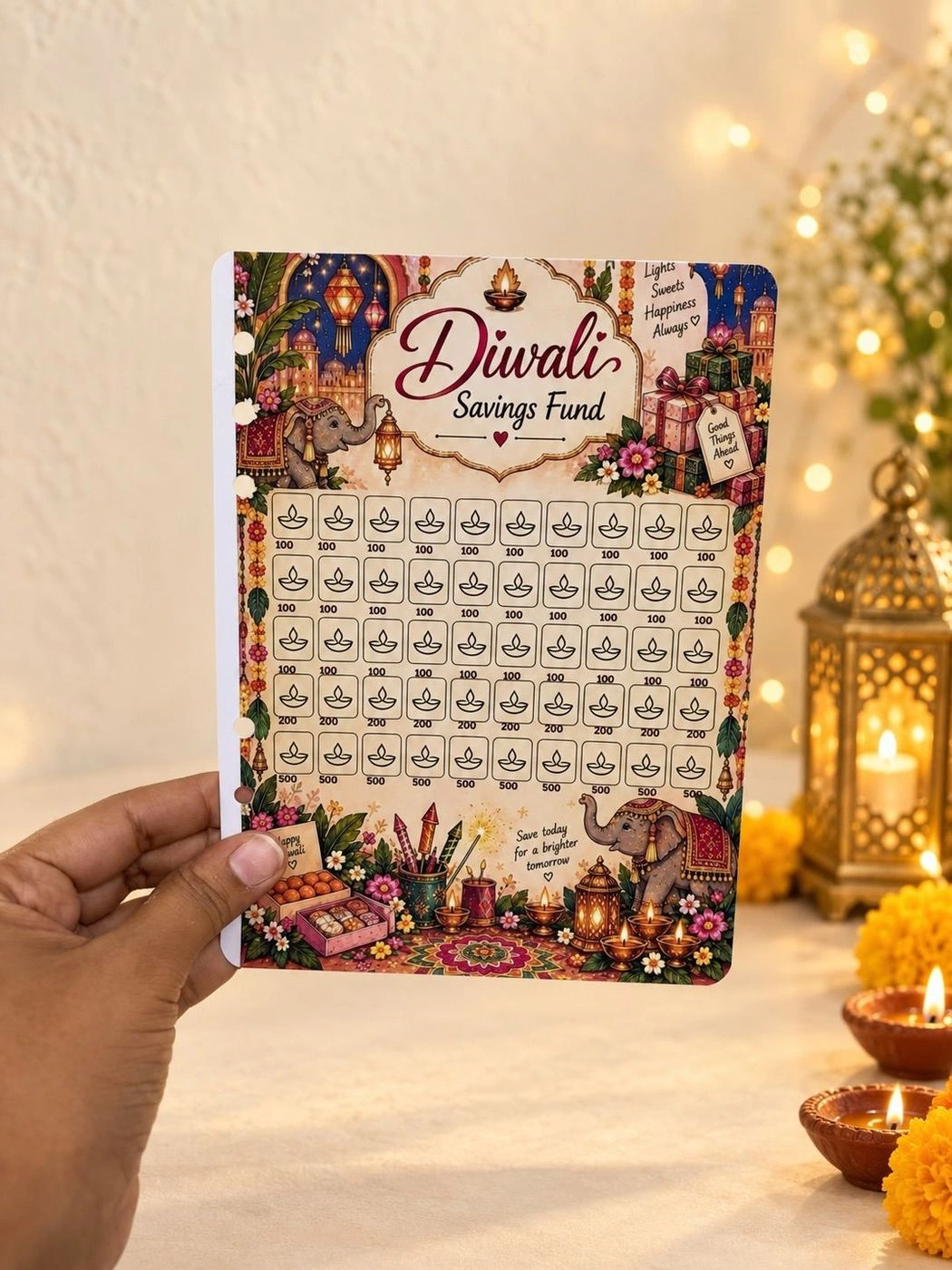A5 card( Festival theme) 5