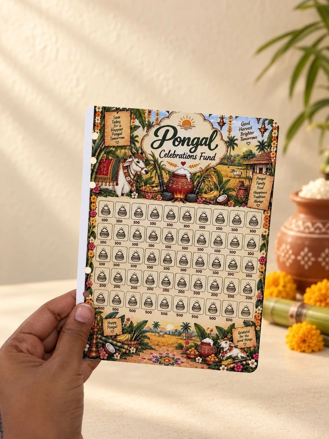 A5 card( Festival theme) 8