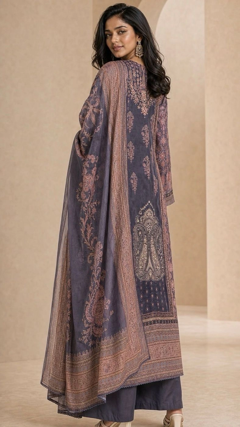 Blush Pink Pakistani 3ps suite 2