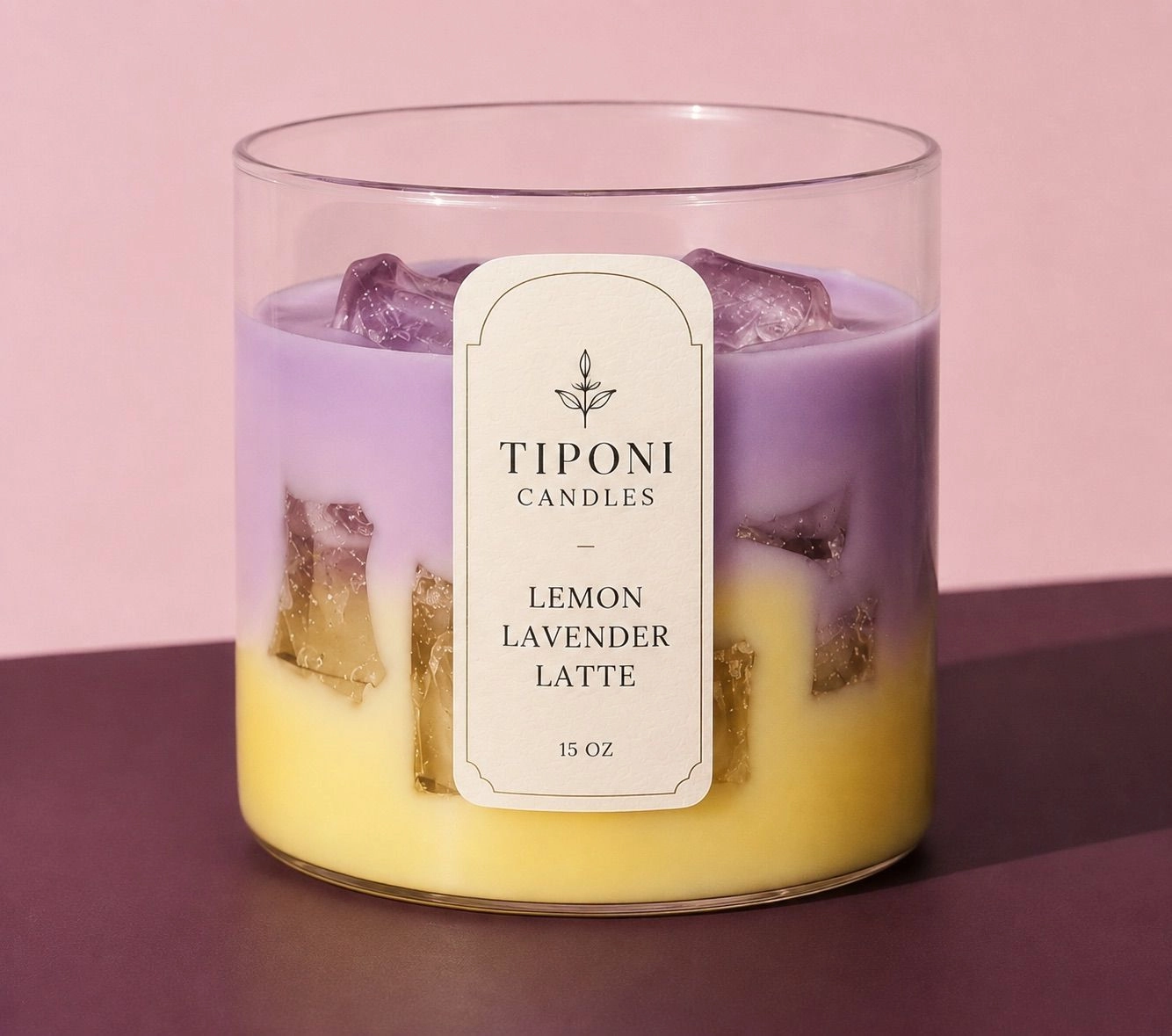 Lemon lavender Scented latte
