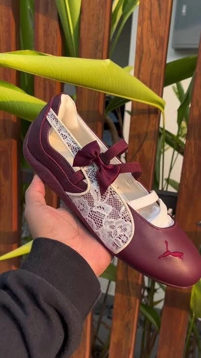 Dark Wine Speedcat Ballet Flats 4