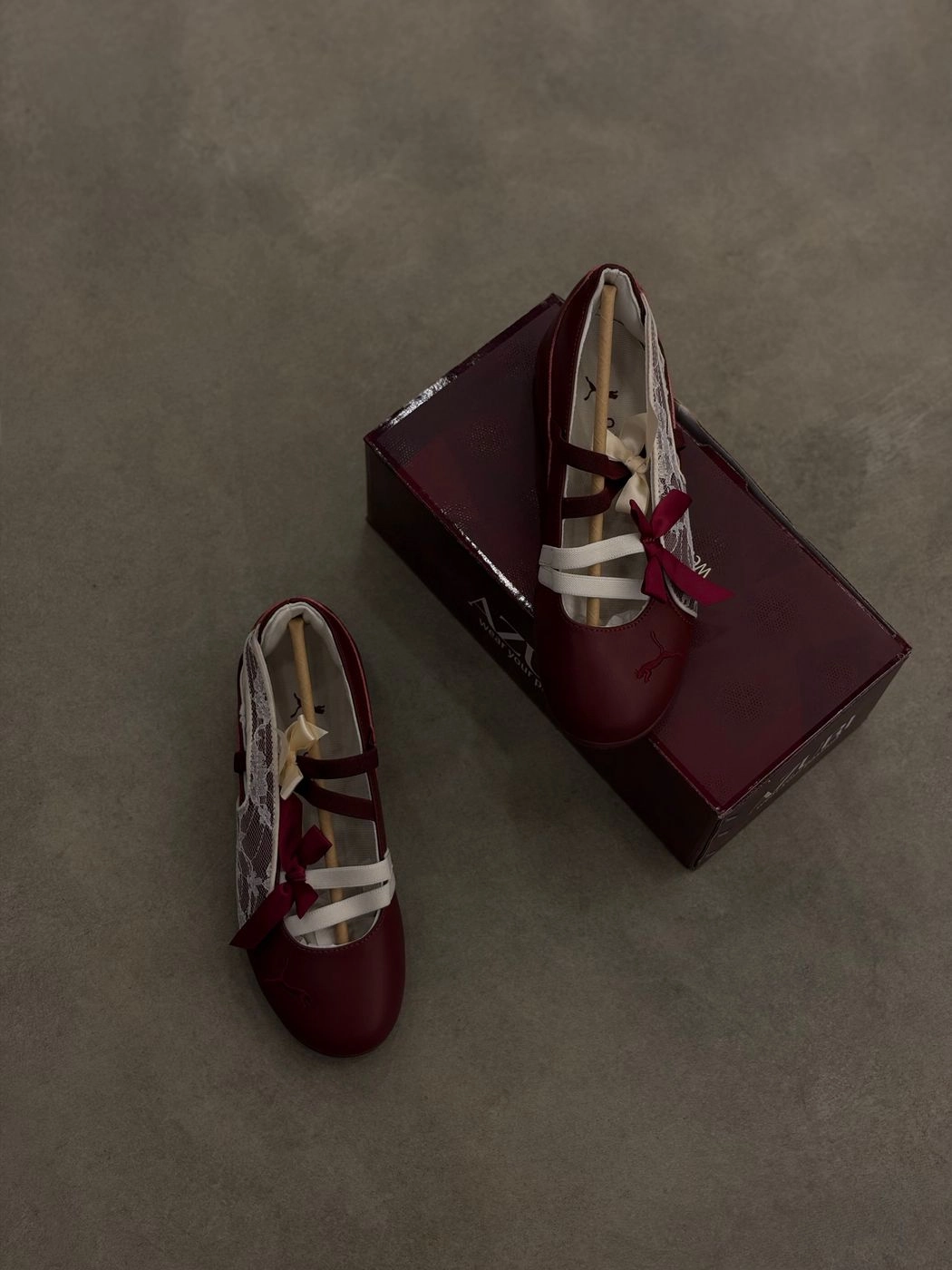 Dark Wine Speedcat Ballet Flats 3